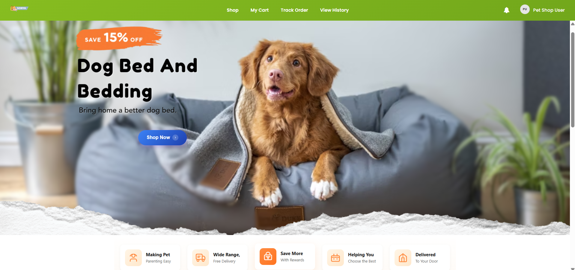 Service Portal Homepage